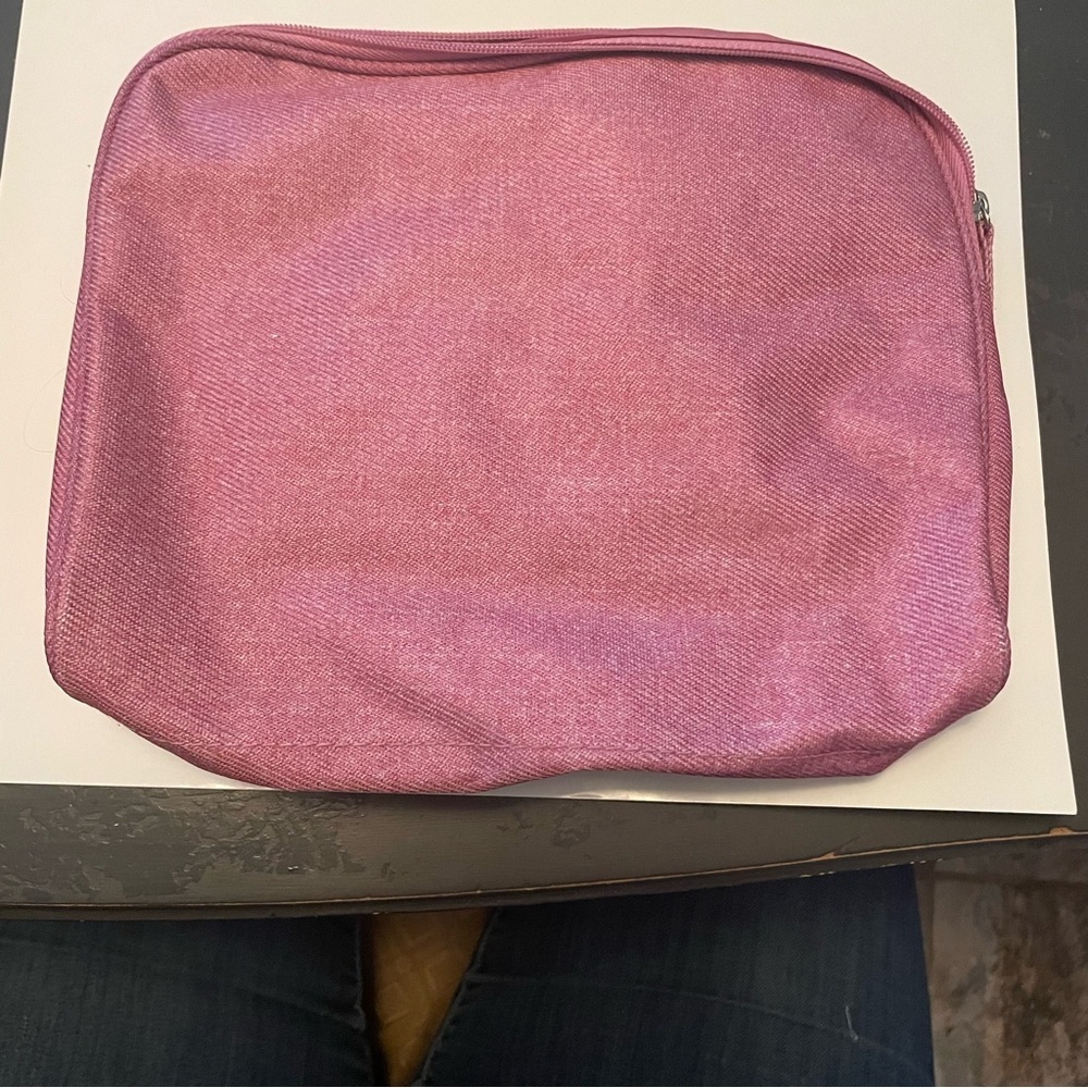 Pink Cosmetic travel electronics lingerie Pouch bag medium